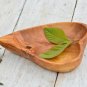 Olive Wood Heart Bowl - Small Exotic Serving Bowl for Gifts