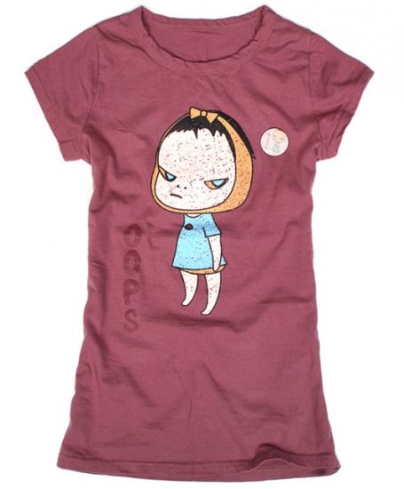 Artist Yoshitomo Nara's Artwork "Mumps" T-shirt for Women