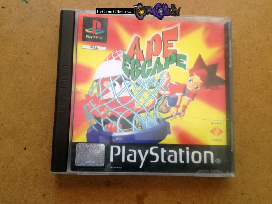 NAME: Ape Escape CONSOLE: PS1 VERSION: PAL DEFAULT LANGUAGE: English (Game,...