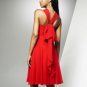 halter empire a line short style skirt and elegant bow Short Evening Dresses