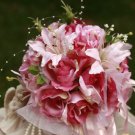 Large hands and small rose flower 10