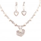 Stylish white pearl diamond sets of chain
