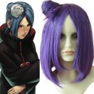 Naruto Konan Purple Cosplay Wig