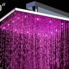 Free shipping brass Square led shower head 25cmx25cm Free shipping brass Square led shower head 25cmx25cm