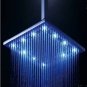 Free shipping Stainless steel round lED shower head 50x100cm