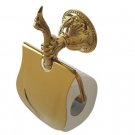 FREE SHIPPING new design 24k GOLD FLOWERS roll holder with cover toilet paper holder