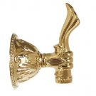 FREE SHIPPING NEW design BATHROOM ACCESSORIES 24k GOLD flowers robe hook