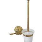 flowers design GOLD Flowers toilet brush holder