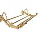 Luxury new design GOLD flowers towel shelf towel holder Luxury new design GOLD flowers towel shelf towel holder