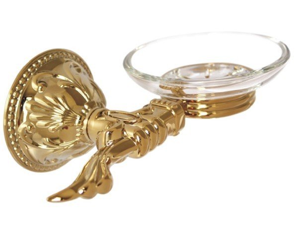 FREE SHIPPING GOLD flowers SOAP DISH HOLDER