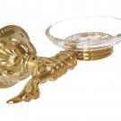 FREE SHIPPING  GOLD flowers SOAP DISH HOLDER