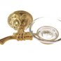 FREE SHIPPING  GOLD flowers SOAP DISH HOLDER