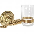 gold clour  Flowers single cup and tumbler holders