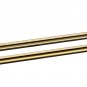 gold square design double towel bar