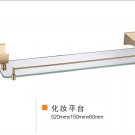 FREE SHIPPING new design gold clour  square single glass shelf