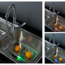 Solid Brass LED Kitchen Faucet puLL OUT LED FAUCET SPRING LED FAUCET CUPC FAUCET Solid Brass LED Kitchen Faucet puLL OUT LED FAUCET SPRING LED FAUCET CUPC FAUCET