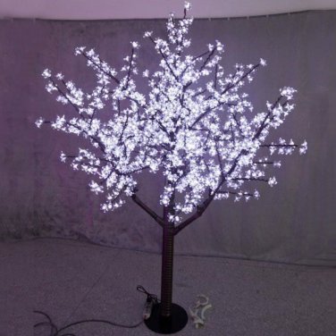 Rainfall  480pcs LED Bulbs Christmas Light Cherry Blossom Tree  1.5m/5ft Height party holiday deco