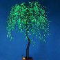 4ft/1.2m LED Artificial Willow Tree Light 288pcs LEDs Green Color Christmas/Party/Wedding Decor