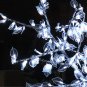 5FT LED Christmas Light Crystal Cherry Blossom Tree with White Leafs Outdoors