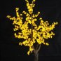 RED 5ft height Simulation LED Cherry Blossom Tree with Natural Trunk Christmas wedding holiday Deco