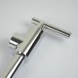Wall Mount single cold Water Pot Filler kitchen faucet Double Joint Spout Chrome