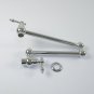Wall Mount single cold Water Pot Filler kitchen faucet Double Joint Spout Chrome