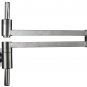 Brushed nickel Wall Mounted Pot Fillerkitchen  Faucet with Dual Swing Joints and 25" Extension