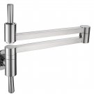 chrome Wall Mounted Pot Fillerkitchen Faucet with Dual Swing Joints and 25" Extension chrome Wall Mounted Pot Fillerkitchen Faucet with Dual Swing Joints and 25" Extension