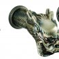 Antique brass dragon Design widespread bathroom Lavatory sink Faucet wall mount