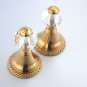 3 Holes widespread bathroom Lavatory Sink faucet ring handles Mixer tap Gold clour deck mounted