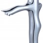 New arrival single hole Chrome Bathroom Sink Beauty Faucet Mixer Vessel Tap tall