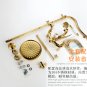 Artistic Brass Shower Set Gold Color Swan Shower Faucet tub faucet wall mounted