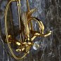 Artistic Brass Shower Set Gold Color Swan Shower Faucet tub faucet wall mounted