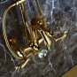 Artistic Brass Shower Set Gold Color Swan Shower Faucet tub faucet wall mounted