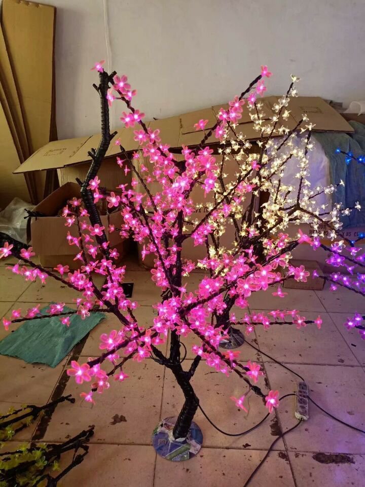 5ft LED Cherry Blossom Tree Outdoor Christmas Wedding Garden Holiday