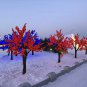 2.3m /7.6ft Red /Pink LED Cherry Blossom Tree light Wedding Garden patio Holiday Christmas Light