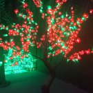 1.8m 6ft 768 Leds red flower green leaf LED Cherry Blossom Tree Garden patio Holiday Christmas Light 1.8m 6ft 768 Leds red flower green leaf LED Cherry Blossom Tree Garden patio Holiday Christmas Light