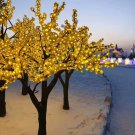 2.3m /7.6ft  Yellow LED Cherry Blossom Tree  Wedding Garden patio Holiday Christmas Light