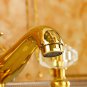 8" Widespread bathroom Lavatory Sink faucet crystal mixer tap 3 pieces deck mounted