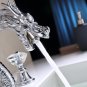 Gold Pvd 3 Pcs 8" WIDESPREAD LAVATORY BATHROOM SINK DRAGON FAUCET mixer tap Luxury