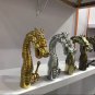 Deck Mounted Single Handle Gold Finish Dragon Bathroom Sink Faucet Basin Water Mixer Tap
