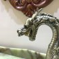 Deck Mounted Single Handle antique brass Dragon Bathroom Sink Faucet Basin Water Mixer Tap