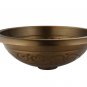 MODERN COPPER ROUND UNDERMOUNT HAMMERED BATHROOM SINK BASIN ANTIQUE COLOUR