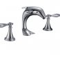 CHROME 3 Holes 8" WIDESPREAD LAVATORY BATHROOM SINK dolphin FAUCET  deck mounted unique TAP