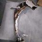 CHROME 3 Holes 8" WIDESPREAD LAVATORY BATHROOM SINK dolphin FAUCET  deck mounted unique TAP