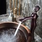 Single hole ORB Bathroom Vessel Sink Beauty Faucet Mixer tall +Antique bathroom sink
