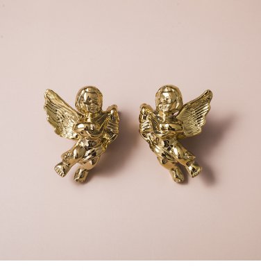 luxury angel Hardware Cupboard Handle Kitchen Cabinet Knob Dresser Drawer Pulls Handles 10 sets