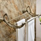Antique brass Classic style bathroom brass flowers towel racks Home/Hotel use Antique brass Classic style bathroom brass flowers towel racks Home/Hotel use