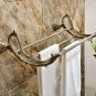 Antique brass Classic style bathroom brass flowers towel racks Home/Hotel use