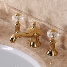 Classic 8" widespread bathroom Lavatory Crystal Sink faucet deck mounted Classic 8" widespread bathroom Lavatory Crystal Sink faucet deck mounted